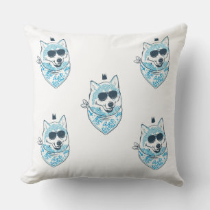 hungry wolf cushion