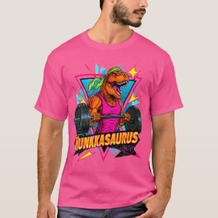 Hunkasaurus Gym Workout T-Rex Powerlifting Bodybui T-Shirt