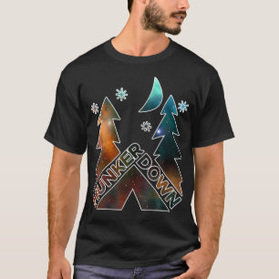 Hunker Down Hiking Camping T-Shirt