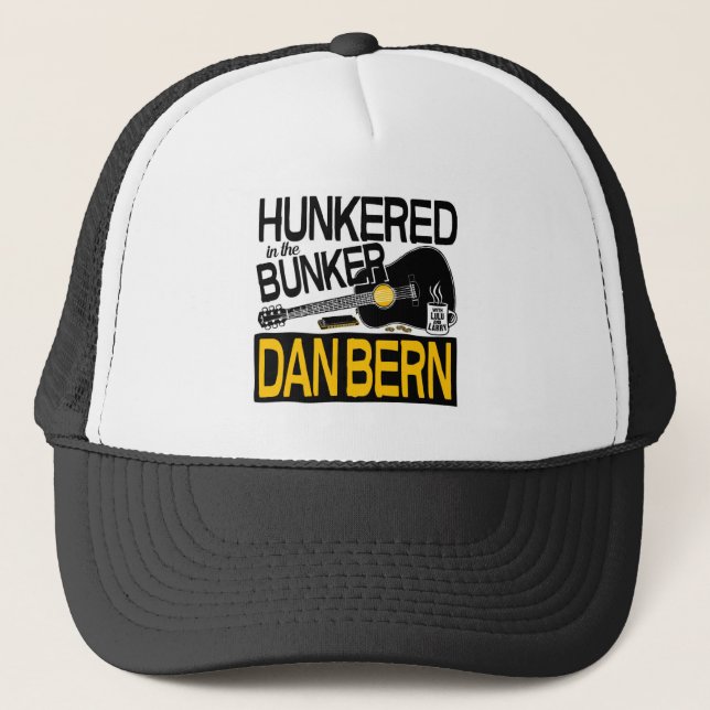 Hunkered in the Bunker Trucker Hat (Front)