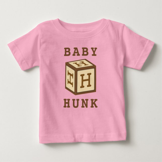Hunk's Name on American Apparel Baby T-Shirt (Front)