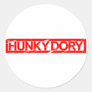 Hunky Dory Stamp Classic Round Sticker