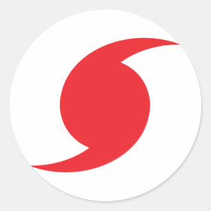 Hunnicane Symbol Classic Round Sticker