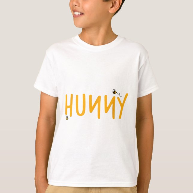 Hunny Bear Easter Day  T-Shirt (Front)