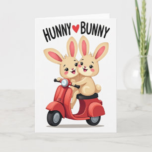 Hunny Bunny Scooter Ride Card
