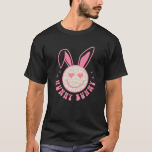 Hunny Bunny Smile Leopard Bunny Face Smiling Icon T-Shirt