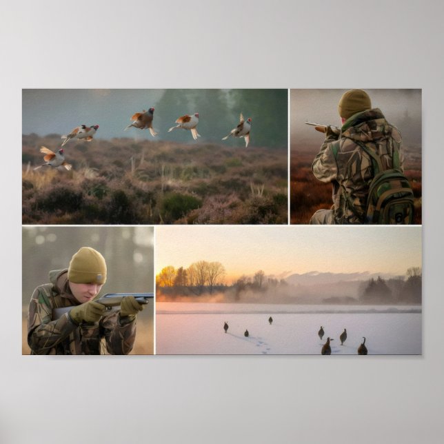 Hunt begin season bounty hunter poster (Front)