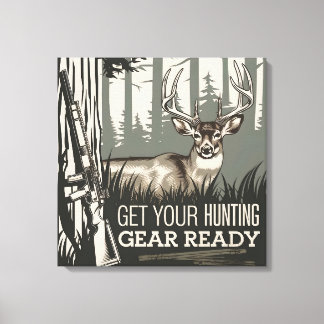 Hunt begin Walnut Ledges for Your Best Shots Canvas Print