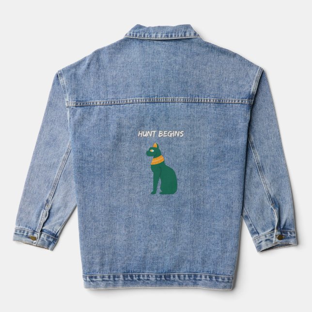 Hunt Begins Denim Jacket (Back)