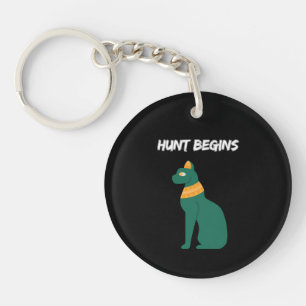 Hunt Begins Keychain