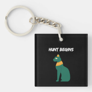 Hunt Begins Keychain