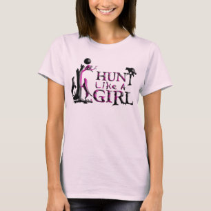 HUNT LIKE A GIRL COON HUNTING T-Shirt