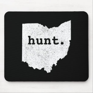 Hunt Ohio Bowhunting State Deer Hunting Gift For H Mouse Pad