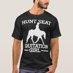 Hunt Seat English Riding Rider Horse Riding Equest T-Shirt