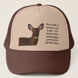 Hunt with a camera deer trucker's hat