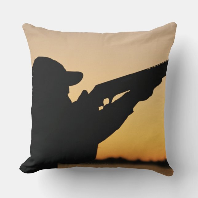 Hunter and Gun Cushion (Front)