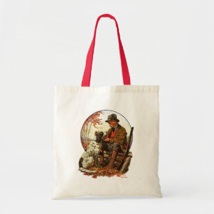Hunter and Spaniel Tote Bag