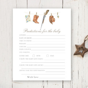 Hunter baby shower - predictions and advice baby