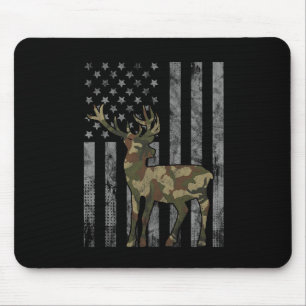 Hunter Camouflage Hunting Hunt Buck Elk American F Mouse Pad