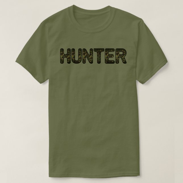 Hunter Camouflage  T-Shirt (Design Front)