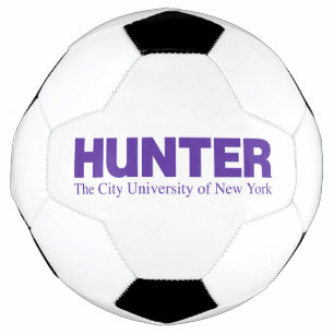 Hunter College CUNY Academic Logo Soccer Ball
