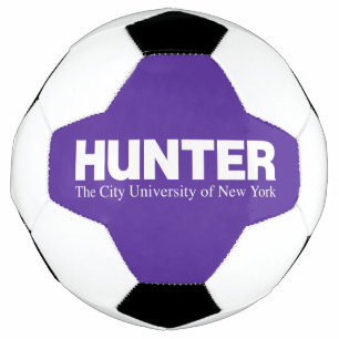 Hunter College CUNY Academic Logo Soccer Ball
