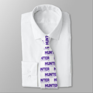 Hunter College CUNY Academic Logo Tie