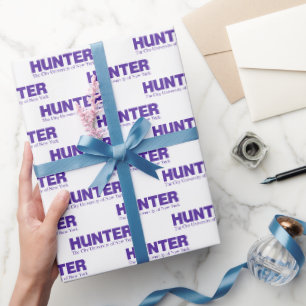 Hunter College CUNY Academic Logo Wrapping Paper