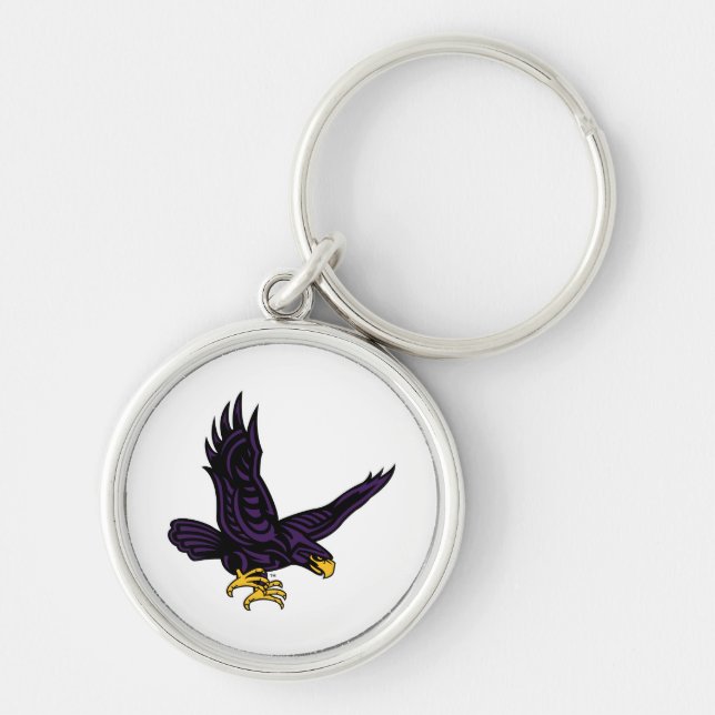 Hunter College Hawk Key Ring (Front)