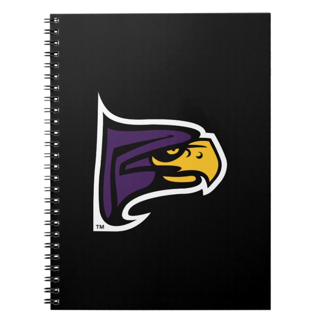 Hunter College Hawk Profile Mascot Notebook (Front)