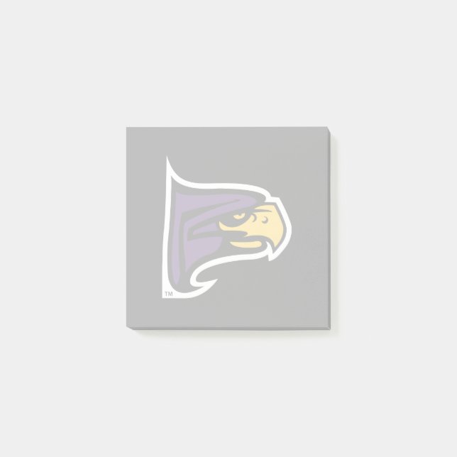 Hunter College Hawk Profile Mascot Post-it Notes (Front)