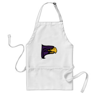 Hunter College Hawk Profile Mascot Standard Apron