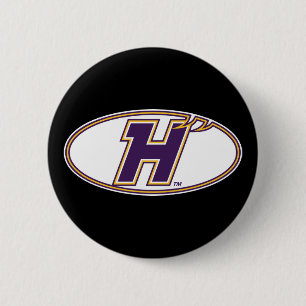Hunter College Hawks Athletic Logo 6 Cm Round Badge