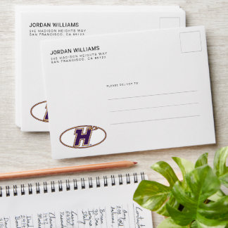Hunter College Hawks Athletic Logo Envelope