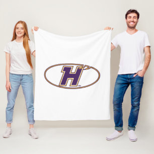 Hunter College Hawks Athletic Logo Fleece Blanket