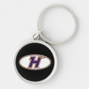 Hunter College Hawks Athletic Logo Key Ring