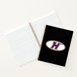 Hunter College Hawks Athletic Logo Notebook