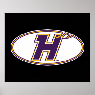 Hunter College Hawks Athletic Logo Poster