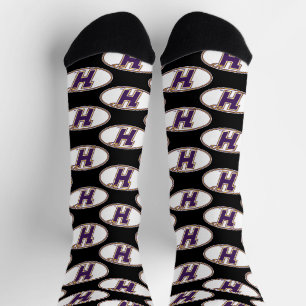 Hunter College Hawks Athletic Logo Socks