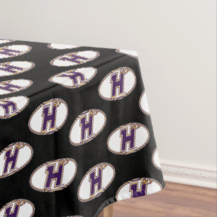 Hunter College Hawks Athletic Logo Tablecloth