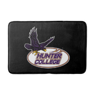 Hunter College Hawks Mascot Bath Mat