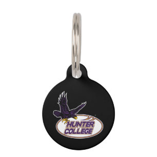 Hunter College Hawks Mascot Pet Tag
