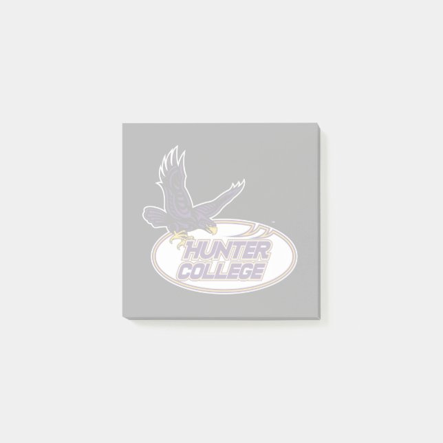 Hunter College Hawks Mascot Post-it Notes (Front)