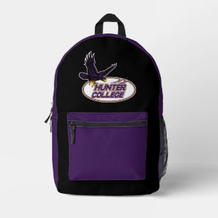 Hunter College Hawks Mascot Printed Backpack