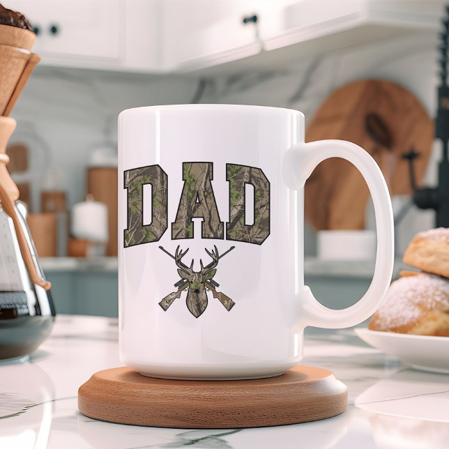 Hunter Dad Mug, Father’s Day Gift for Outdoorsman Coffee Mug (dad gift, birthday gift for dad, dad appreciation gift, fathers day gift, new dad gift, grandpa gift)