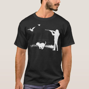 Hunter Dog Duck dog head dog head T-Shirt