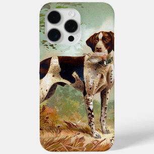 Hunter dog with bird in mouth iPhone 15 pro max case