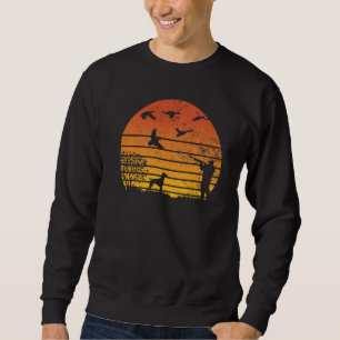 hunter duck hunting dog sunset sunrise park sweatshirt