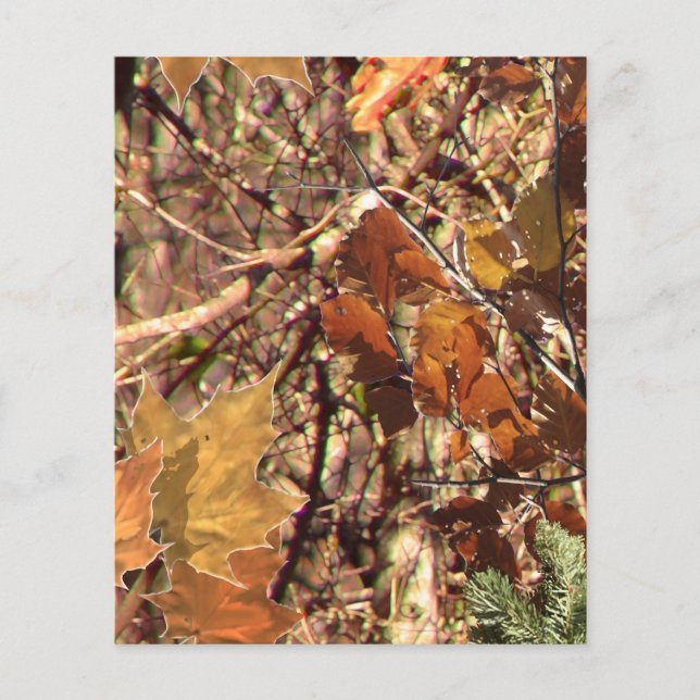 Hunter Forest Camouflage Painting Customise This Flyer (Front)