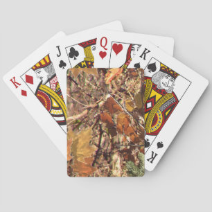 Hunter Forest Camouflage Painting Customise This Playing Cards